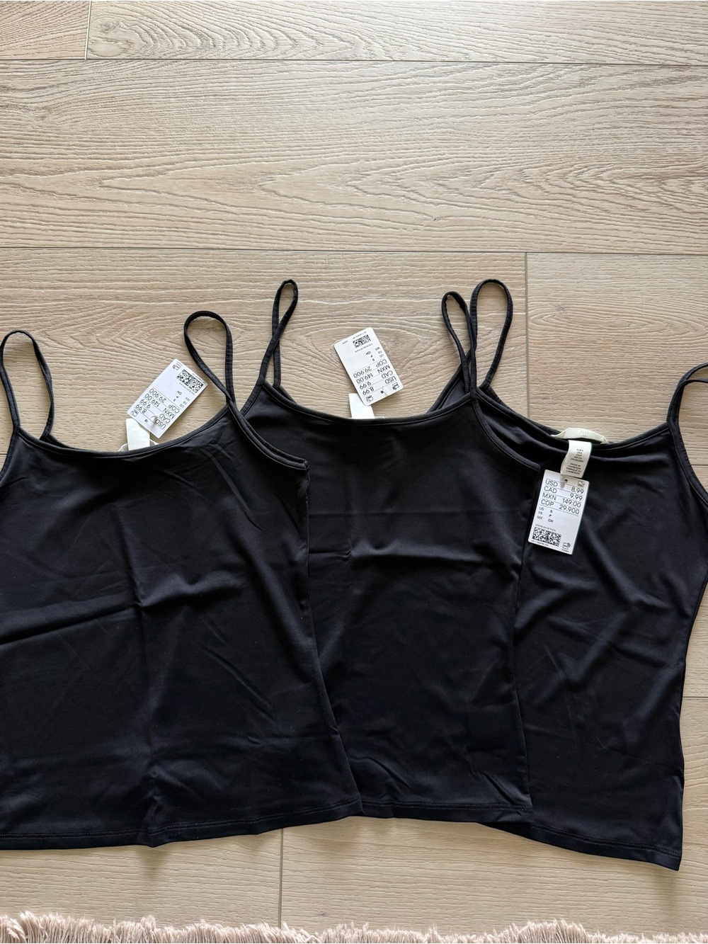 NWT H&M Black Tank Tops